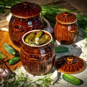 Kadax Beczka Garnek do Kiszenia Kamionka 2,7L 8