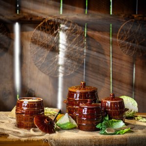 Kadax Beczka do Kiszenia Kapusty Ogórków 3,2L 7