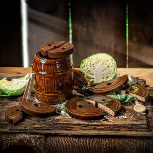 Kadax Kadax Kamień Dociskowy do Kiszenia Beczki 21cm 2x 9