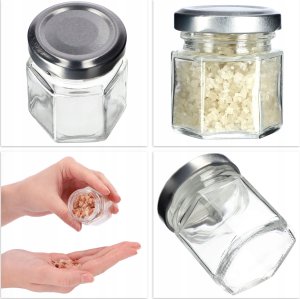 Kadax KADAX Słoik sześciokątny z zakrętką metalową 30ml 3