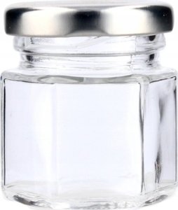 Kadax KADAX Słoik sześciokątny z zakrętką metalową 30ml 4