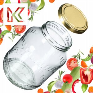 Kadax Słoik Słój 2,5L + Zakrętka fi100 Na Ogórki Nalewki 4