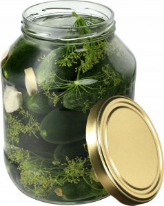 Kadax Słoik Słój 2,5L + Zakrętka fi100 Na Ogórki Nalewki 8
