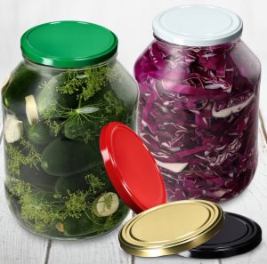 Kadax Słoik Słój 2,5L + Zakrętka fi100 Na Ogórki Nalewki 9