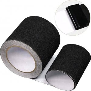 Aptel Mocna TAŚMA Antypoślizgowa 10 metrów x 5cm czarna AG965 5