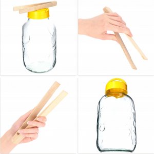 Kadax Słój Do Kiszenia Ogórki Wino Ze Szczypcami 5 L 2