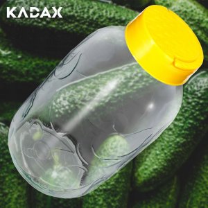 Kadax Słój Do Kiszenia Ogórki Wino Ze Szczypcami 5 L 3