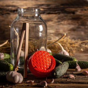 Kadax Słój Do Kiszenia Ogórki Wino Ze Szczypcami 5 L 8