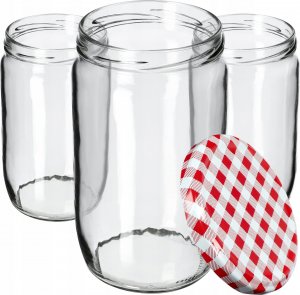 Kadax 48x Słoik Szklany 720ml Na Przetwory Zakrętki fi82 1