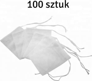 Aptel 100 Woreczków do Zaparzania Herbaty 7x5cm 100sztuk białe AG967 2