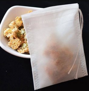 Aptel 100 Woreczków do Zaparzania Herbaty 7x5cm 100sztuk białe AG967 5