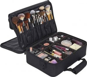 Torba Aptel Torba z Przegrodami na Aparat Fotograficzny i Akcesoria 40x29x13cm czarna CA22 3