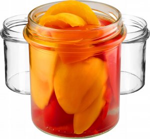Kadax 10x Słoik 350 ml Szklany Na Przetwory Dżem Mięso 13