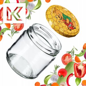 Kadax 20x Słoiki 200ml Słój Na Dżem Miód + Wieczko fi66 4