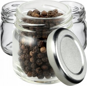 Kadax 10x Słoiczek 40ml + Wieczko fi43 Na Miód Przyprawy 15