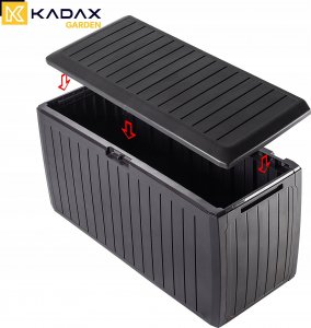 Skrzynia ogrodowa Kadax KADAX Skrzynia Ogrodowa Balkonowa Taras 290L Brąz 10