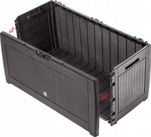 Skrzynia ogrodowa Kadax KADAX Skrzynia Ogrodowa Balkon Taras 310L Brązowy 9