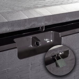 Skrzynia ogrodowa Kadax KADAX Skrzynia Ogrodowa Taras Balkon 290L Brązowy 4