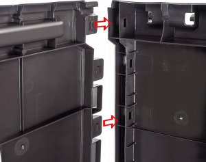 Skrzynia ogrodowa Kadax KADAX Skrzynia Ogrodowa Taras Balkon 290L Brązowy 8