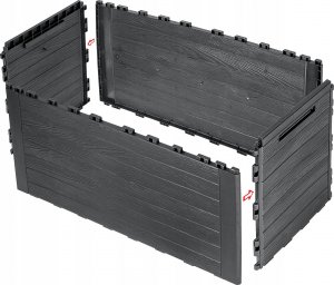 Skrzynia ogrodowa Kadax KADAX Skrzynia Ogrodowa Taras Balkon 280L Antracyt 9
