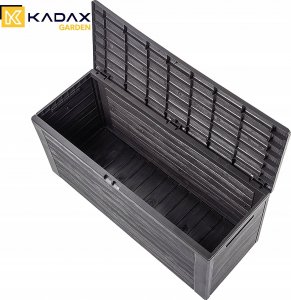 Skrzynia ogrodowa Kadax KADAX Skrzynia Ogrodowa Taras Balkonowa 280L Brąz 2