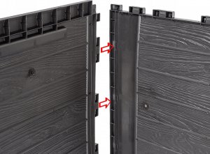 Skrzynia ogrodowa Kadax KADAX Skrzynia Ogrodowa Taras Balkonowa 280L Brąz 8