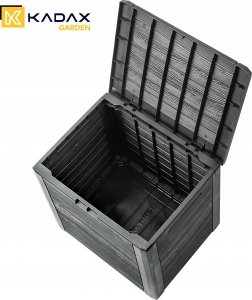 Skrzynia ogrodowa Kadax KADAX Skrzynia Ogrodowa Taras Balkon 140L Antracyt 2