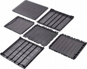 Skrzynia ogrodowa Kadax KADAX Skrzynia Ogrodowa Taras Balkonowa 140L Brąz 5