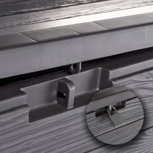 Skrzynia ogrodowa Kadax KADAX Skrzynia Ogrodowa Taras Balkonowa 140L Brąz 9