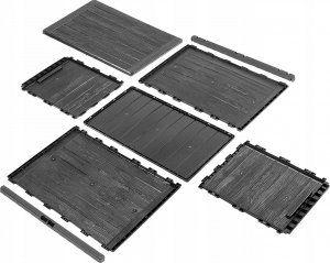 Skrzynia ogrodowa Kadax KADAX Skrzynia Ogrodowa Taras Balkon 190L Antracyt 5