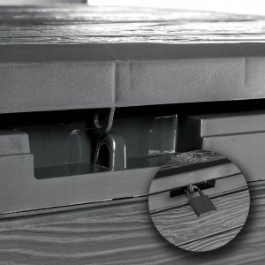 Skrzynia ogrodowa Kadax KADAX Skrzynia Ogrodowa Taras Balkon 190L Antracyt 9