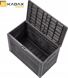 Skrzynia ogrodowa Kadax KADAX Skrzynia Ogrodowa Taras Balkonowa 190L Brąz 2