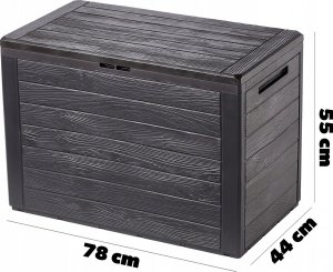 Skrzynia ogrodowa Kadax KADAX Skrzynia Ogrodowa Taras Balkonowa 190L Brąz 3
