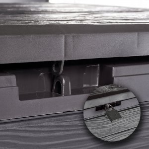 Skrzynia ogrodowa Kadax KADAX Skrzynia Ogrodowa Taras Balkonowa 190L Brąz 10