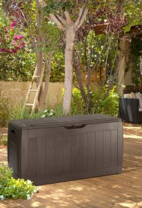 Skrzynia ogrodowa Kadax Keter Skrzynia 270L Ogrodowa Balkonowa Hollywood 11