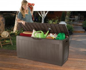 Skrzynia ogrodowa Kadax Keter Skrzynia 270L Ogrodowa Balkonowa Hollywood 10