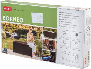 Skrzynia ogrodowa Kadax Skrzynia Ogrodowa Na Balkon Kufer Siedzisko 416L 9