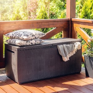 Skrzynia ogrodowa Kadax Keter Skrzynia Ogrodowa Balkonowa Do Ogrodu 305 L 8