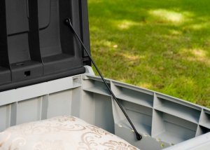 Skrzynia ogrodowa Kadax Skrzynia Do Ogrodu Na Taras Siedzisko Schowek 340L 3