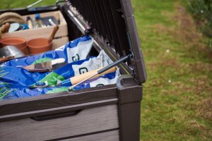 Skrzynia ogrodowa Kadax Skrzynia Schowek Ogrodowy Balkonowy Siedzisko 455L 4