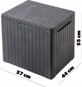 Skrzynia ogrodowa Kadax Skrzynia Ogrodowa Balkonowa City Storage Box 113 L 2
