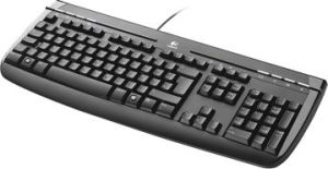 Klawiatura Logitech Internet 350 Keyboard niemiecka czarna OEM 1