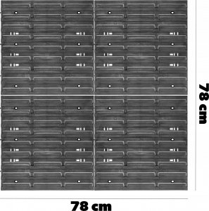 Kadax Tablica Narzędziowa Ścianka Warsztatowa 78x78cm 2