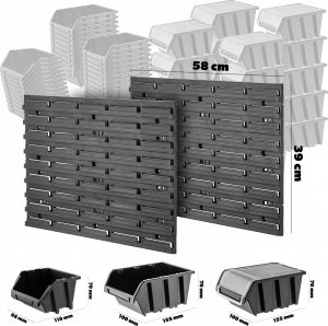 Kadax KADAX Tablica Narzędziowa 116x39 Ścianka 50 Kuwet 3