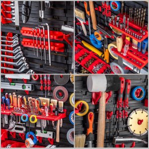 Kadax KADAX Tablica Narzędziowa Ścianka 58x78cm 38 el 11