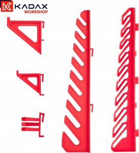 Kadax Zestaw Wieszaków Tablicy Narzędziowej Uchwyty 20el 8