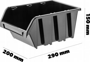 Kadax Pojemnik Kuweta Magazynowy Warsztatowy 290x200mm 3