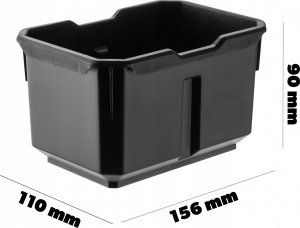 Kadax Pojemnik Magazynowy Pojemniki Warsztatowe 4x 16cm 3