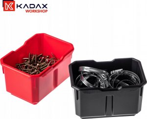 Kadax Pojemnik Magazynowy Pojemniki Warsztatowe 4x 16cm 5