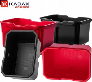 Kadax Pojemnik Magazynowy Pojemniki Warsztatowe 4x 16cm 8